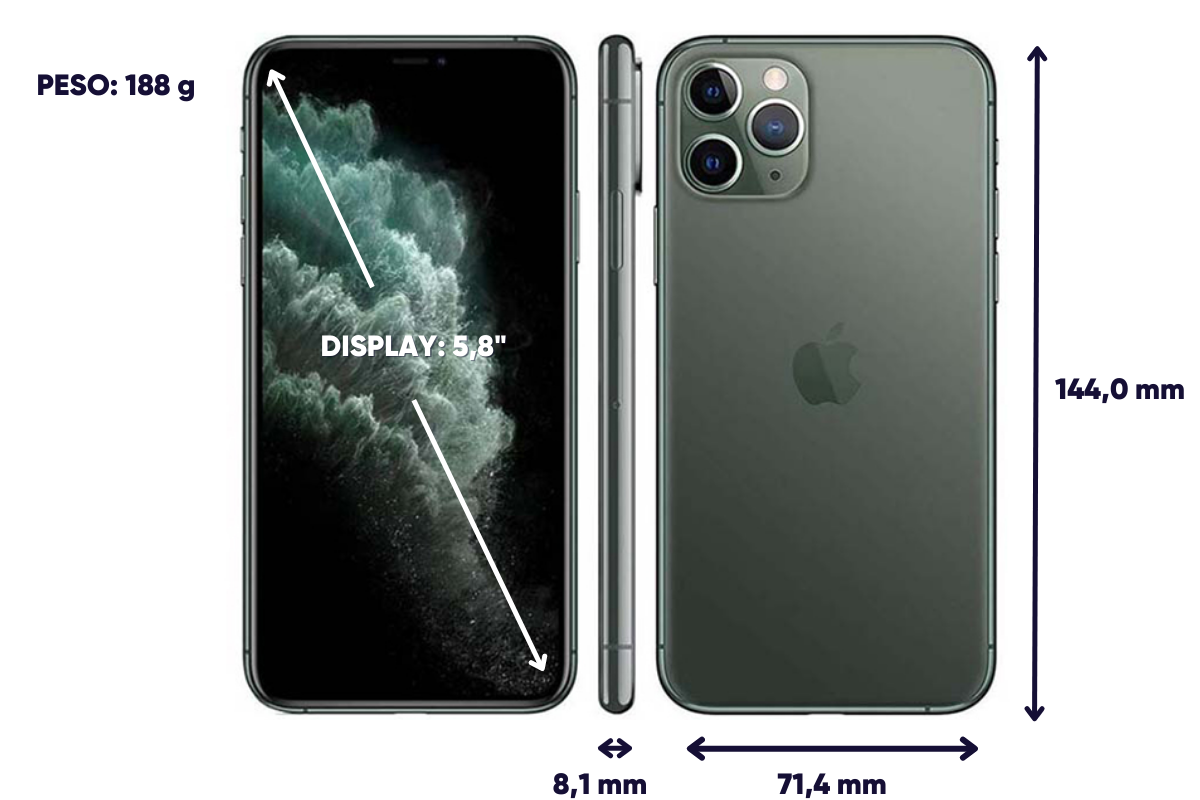 iphone 11 pro cuantos megapixeles realmente tiene