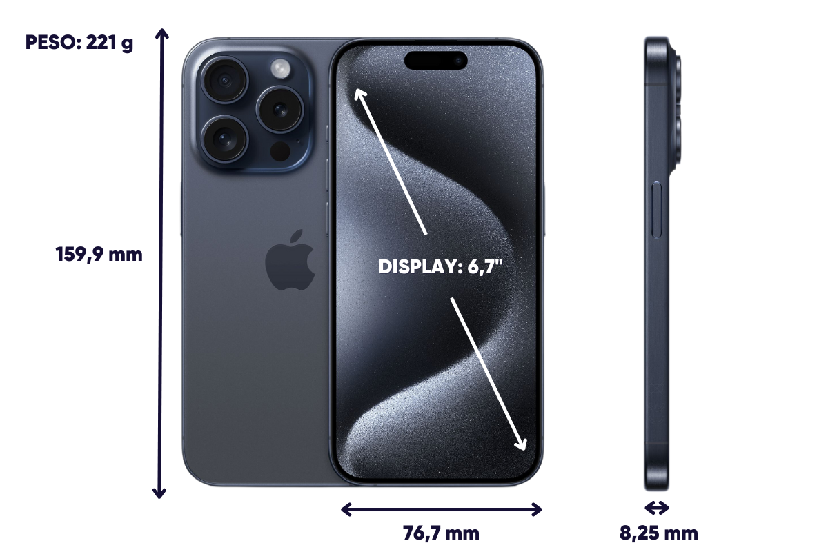 iphone 15 pro descubre sus sorprendentes dimensiones