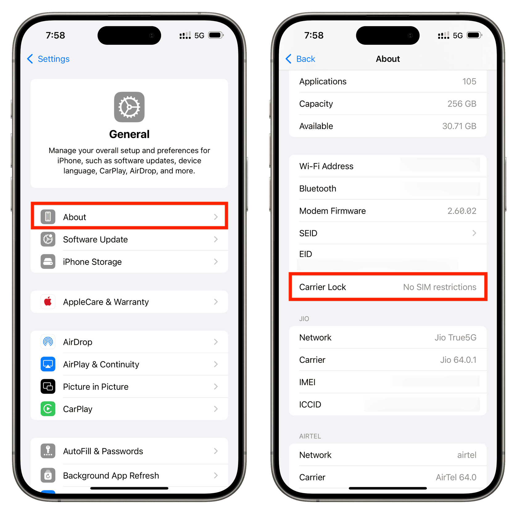 iPhone CARRIER CHECK: ¡Descubre tu LOCK AHORA! 2 iphone carrier check descubre tu lock ahora