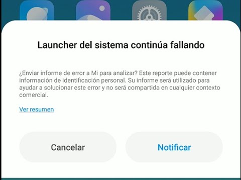 launcher del sistema no responde restauralo ya