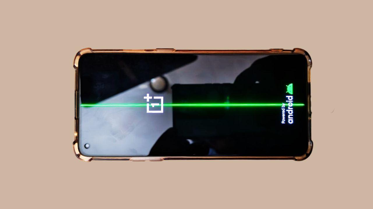 linea verde en pantalla que esta pasando con oneplus