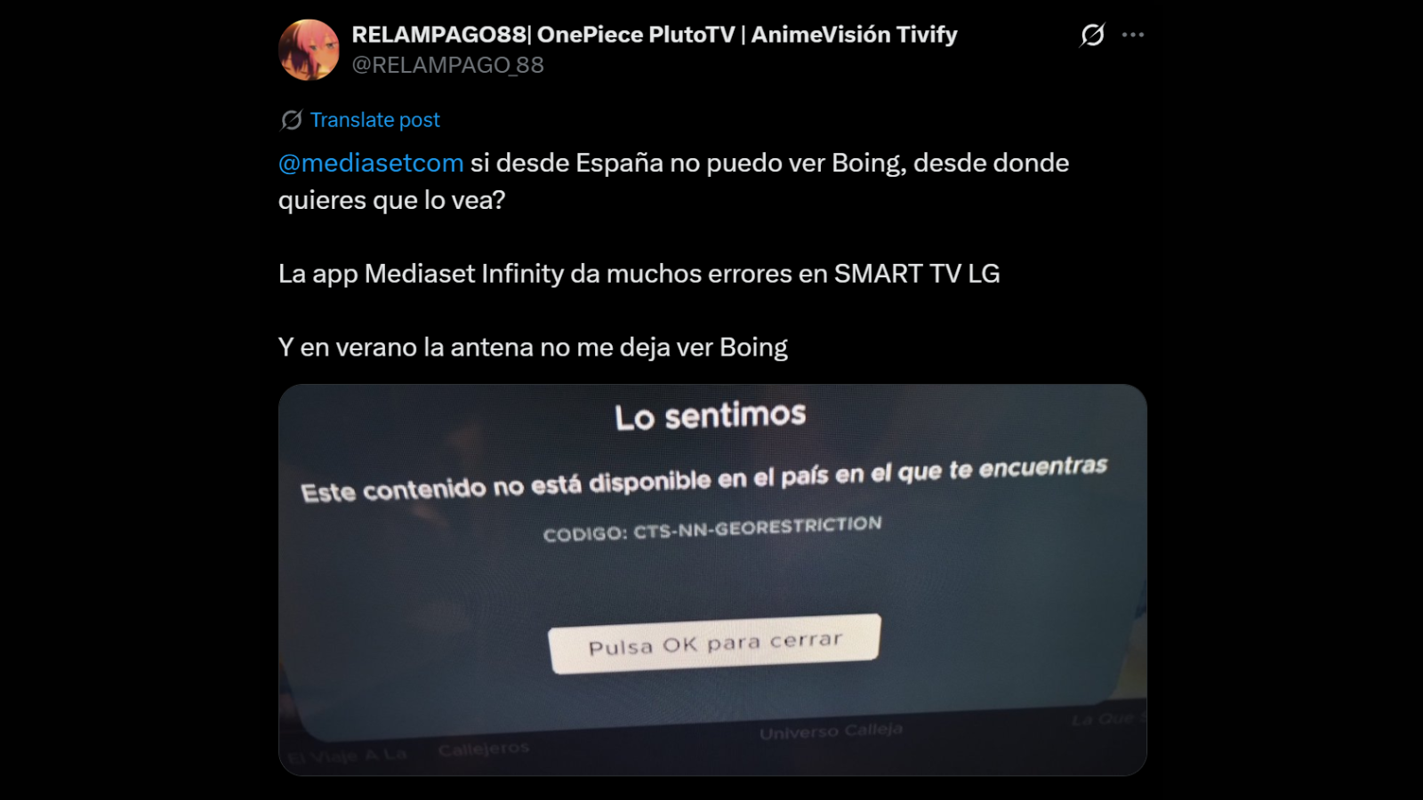 Mediaset Infinity APP: Qué PROBLEMAS Impiden su Uso 2 mediaset infinity app que problemas impiden su uso