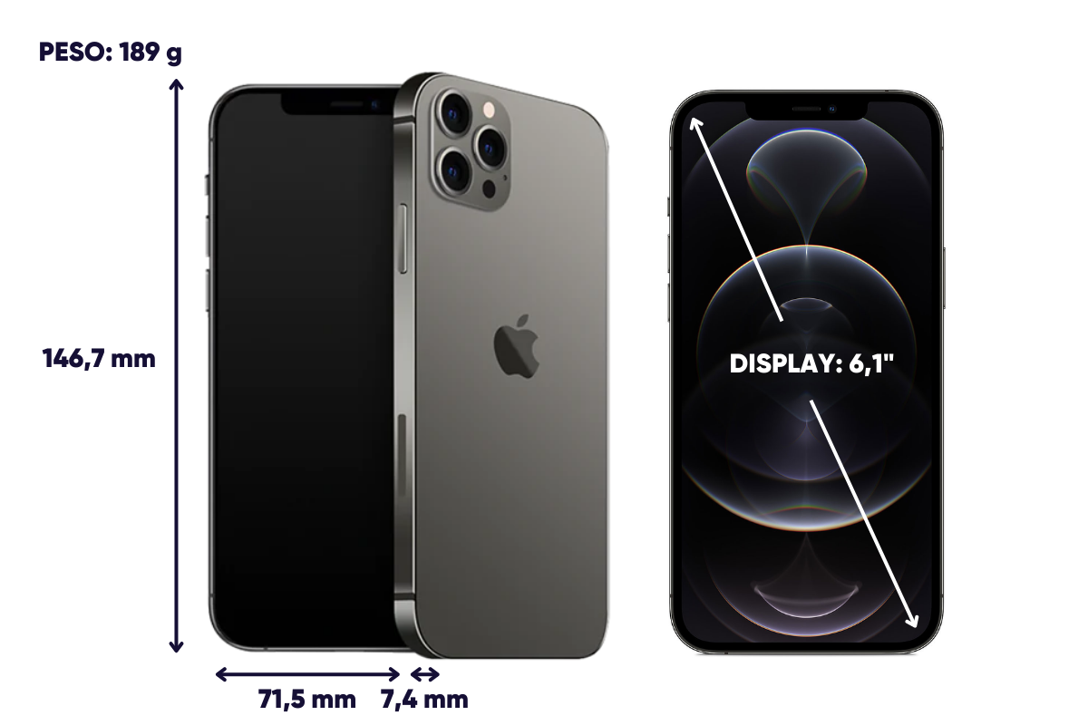 Medidas del iPhone 12 Pro: Qué SORPRENDE realmente 2 medidas del iphone 12 pro que sorprende realmente