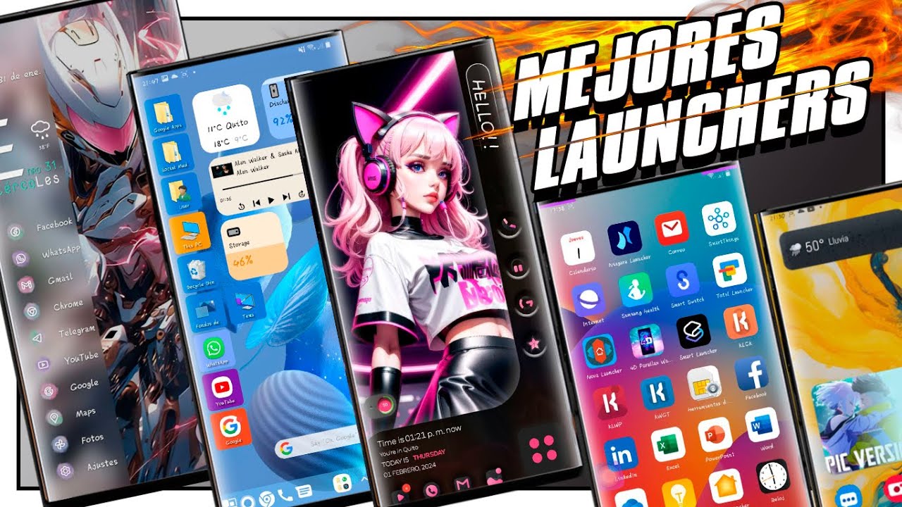 Mejores LAUNCHER para Android: ¡Descubre los INCREÍBLES! 2 mejores launcher para android descubre los increibles