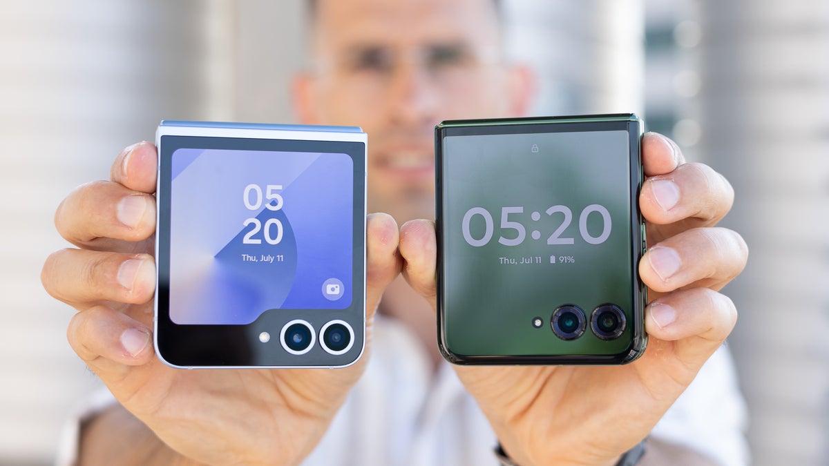 MOTOROLA RAZR vs SAMSUNG GALAXY Z FLIP: Quién GANA 2 motorola razr vs samsung galaxy z flip quien gana