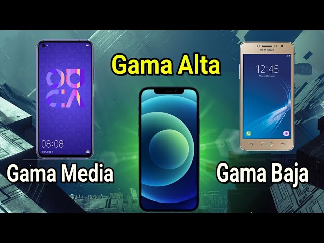 MÓVILES GAMA ALTA vs GAMA MEDIA: CÓMO DIFERENCIARLOS 2 moviles gama alta vs gama media como diferenciarlos