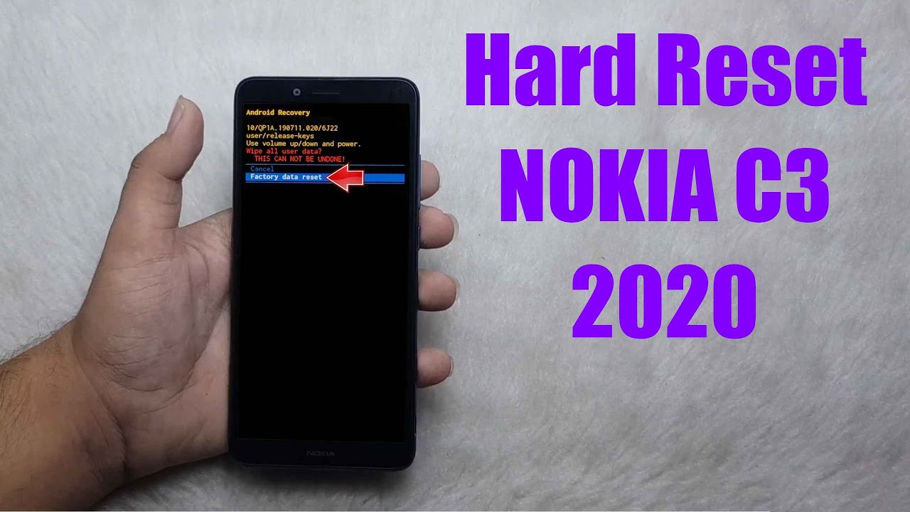 nokia c3 como hacer factory reset y eliminar cuenta