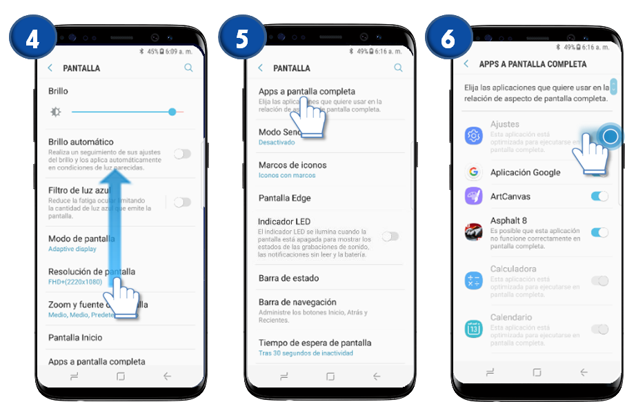 PANTALLA COMPLETA: ¡DESCUBRE cómo poner APPs full screen! 2 pantalla completa descubre como poner apps full screen