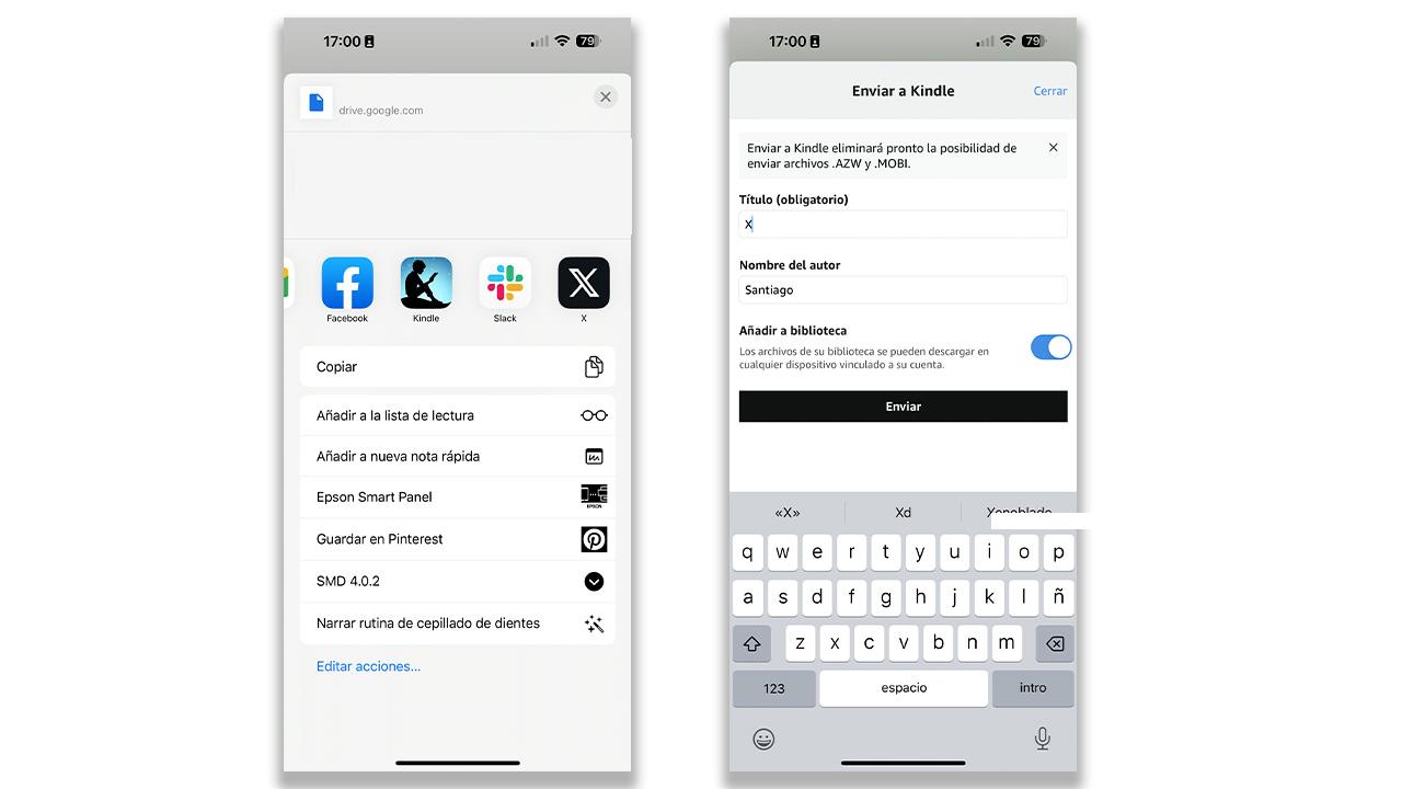 Pasar LIBROS a Kindle desde el MÓVIL: ¡Descubre CÓMO! 2 pasar libros a kindle desde el movil descubre como