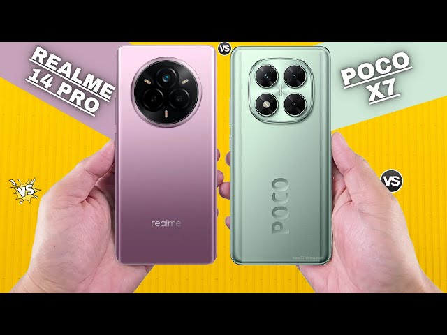poco x7 pro vs realme 14 pro cual es el rey entre ellos