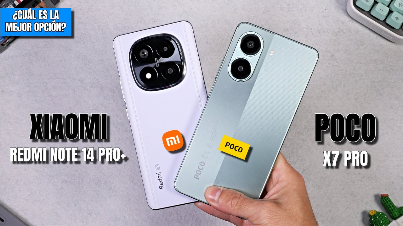 poco x7 pro vs redmi note 14 pro cual gana realmente