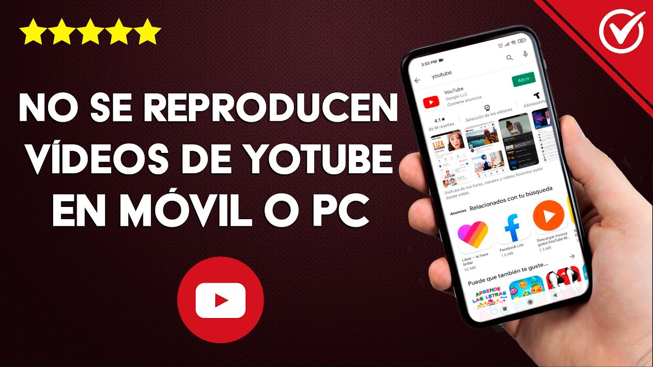 por que no funciona youtube en mi movil descubrelo