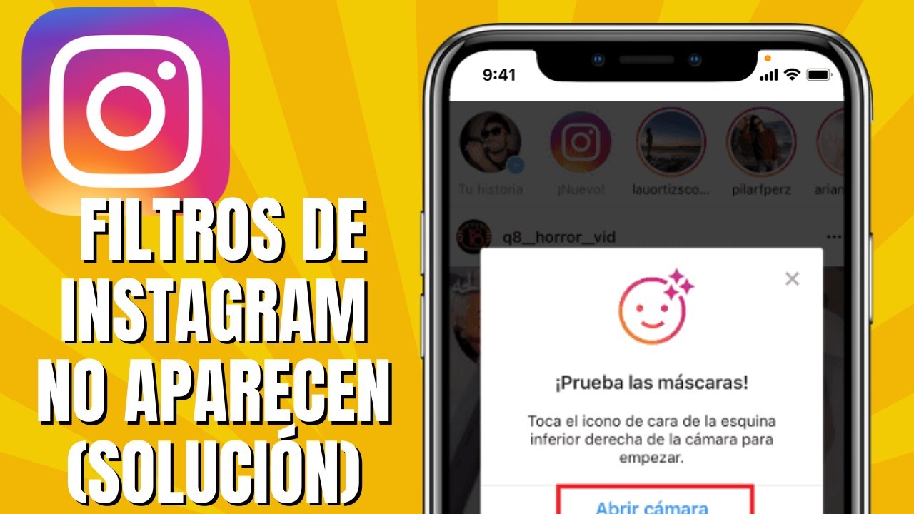POR QUÉ NO ME CARGAN los FILTROS de INSTAGRAM Descúbrelo 2 por que no me cargan los filtros de instagram descubrelo