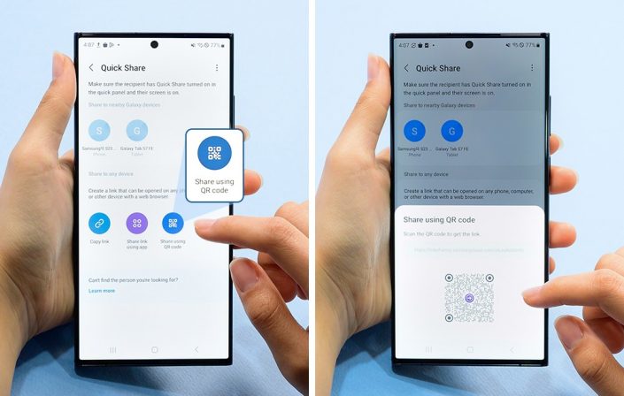 quick share que es y como transforma tu movil samsung