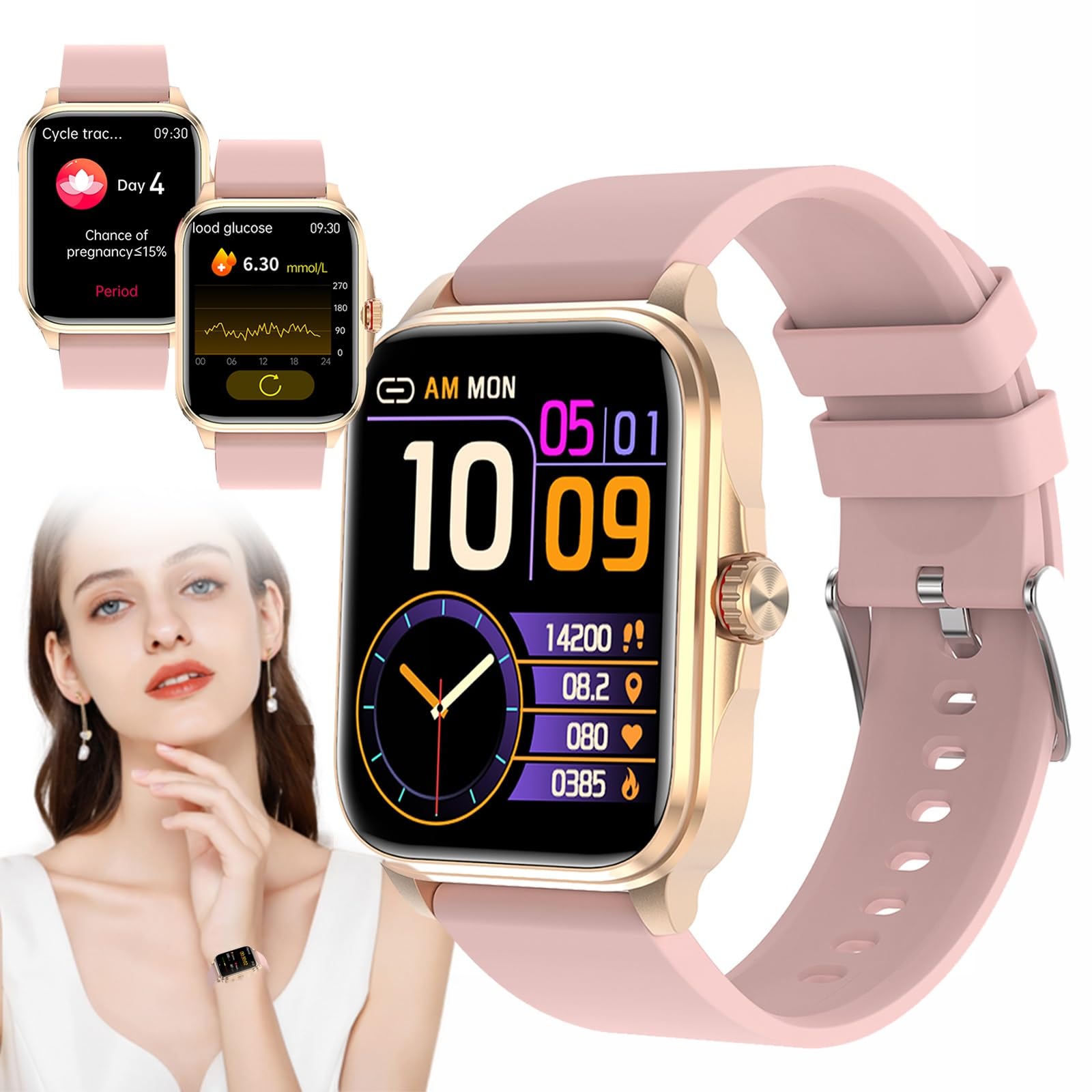 Reloj Medidor de Glucosa: ¡El Ideal para Diabéticos! 2 reloj medidor de glucosa el ideal para diabeticos