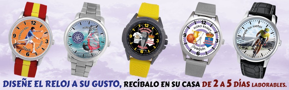 Reloj PERSONALIZADO: Por qué NO los DEPORTISTAS 2 reloj personalizado por que no los deportistas