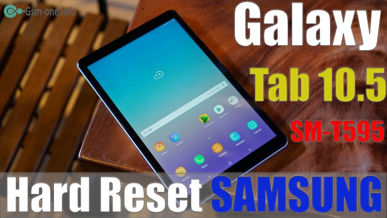 RESET en SAMSUNG GALAXY TAB A 10.5: SABES CÓMO 2 reset en samsung galaxy tab a 10 5 sabes como