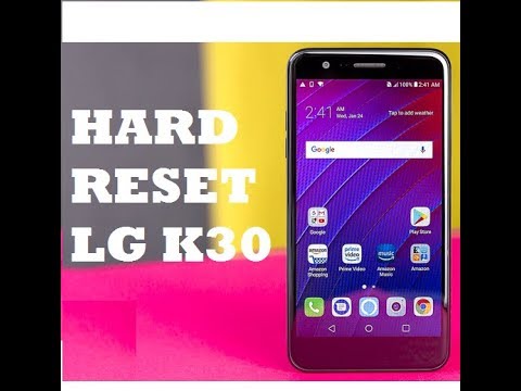 resetea tu lg k30 en segundos y mejora su rendimiento ya