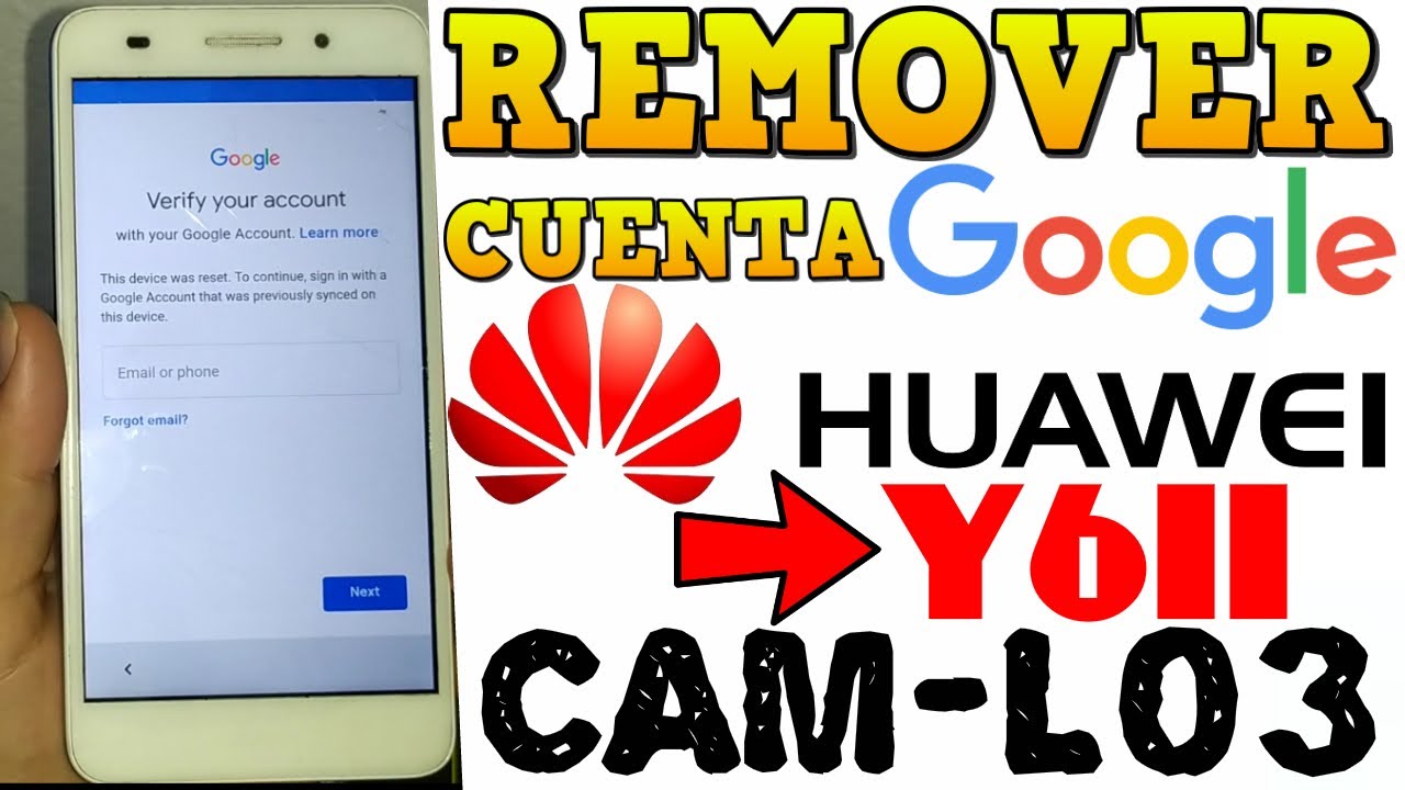RESETEAR HUAWEI CAM-L03: ¡Elimina tu CUENTA GOOGLE! 2 resetear huawei cam l03 elimina tu cuenta google