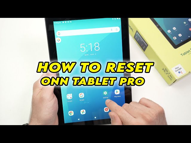 revive tu onn pro 10 1 guia facil para reiniciar tu tablet