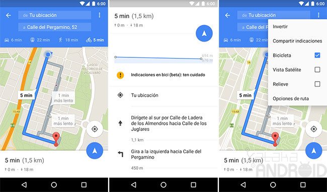 ruta bicicleta descubre el truco de google maps