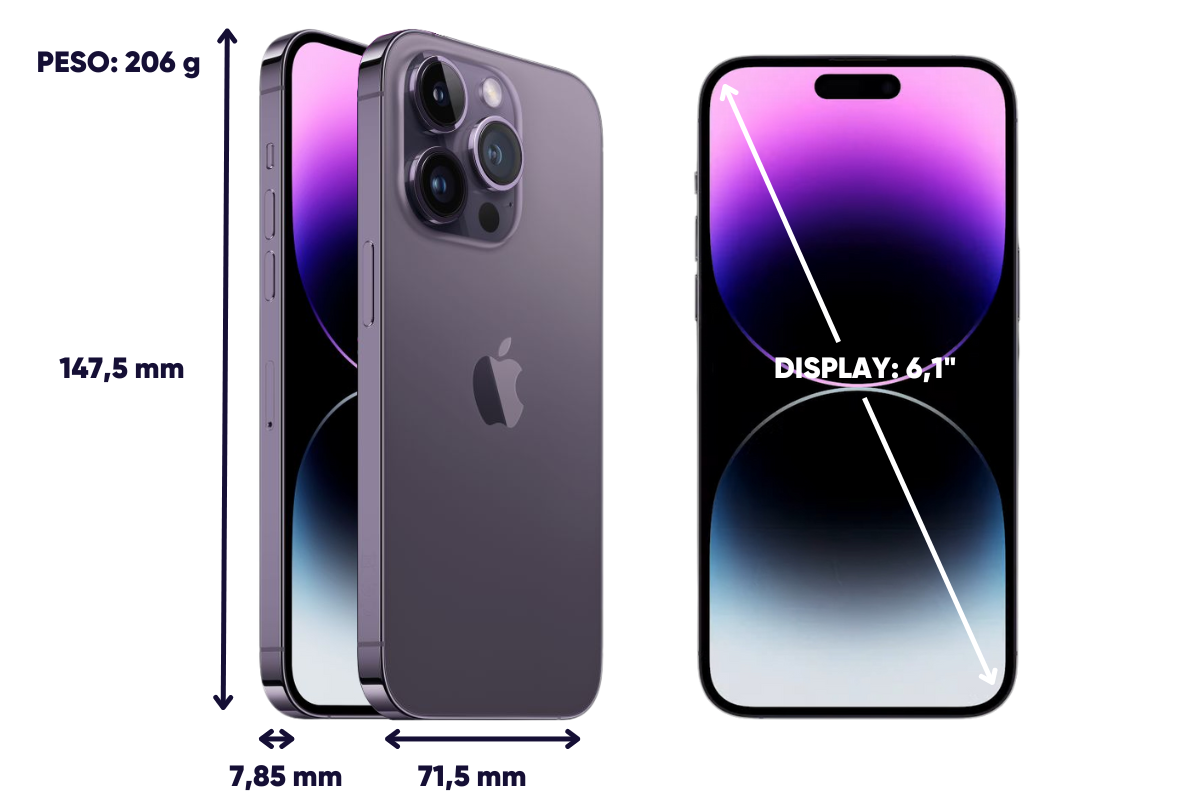 Tamaño iPhone 14 Pro: Especificaciones que Te Sorprenderán 2 tamano iphone 14 pro especificaciones que te sorprenderan