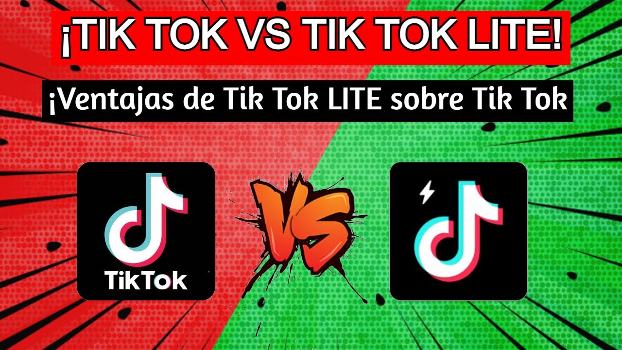 TikTok LITE vs TikTok: Cuál es la GRAN DIFERENCIA 2 tiktok lite vs tiktok cual es la gran diferencia