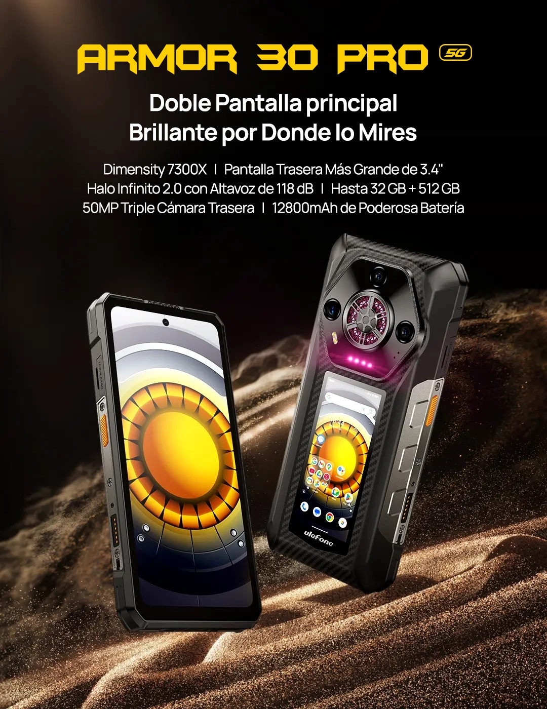 Ulefone Armor 30 Pro: ¡DESCUBRE sus ESPECIFICACIONES ÚNICAS! 4 Ulefone Armor 30 Pro: ¡DESCUBRE sus ESPECIFICACIONES ÚNICAS!