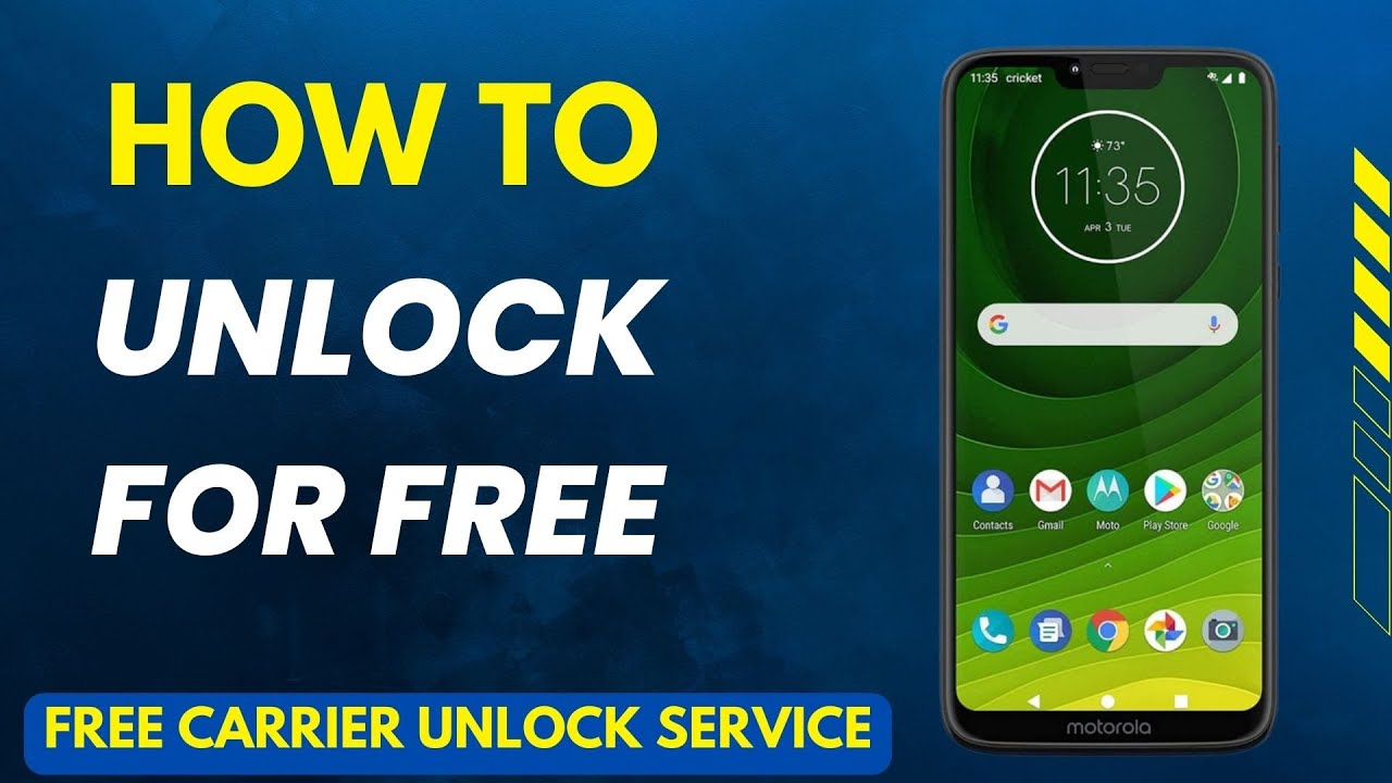 unlock cricket motorola g7 supra descubre como