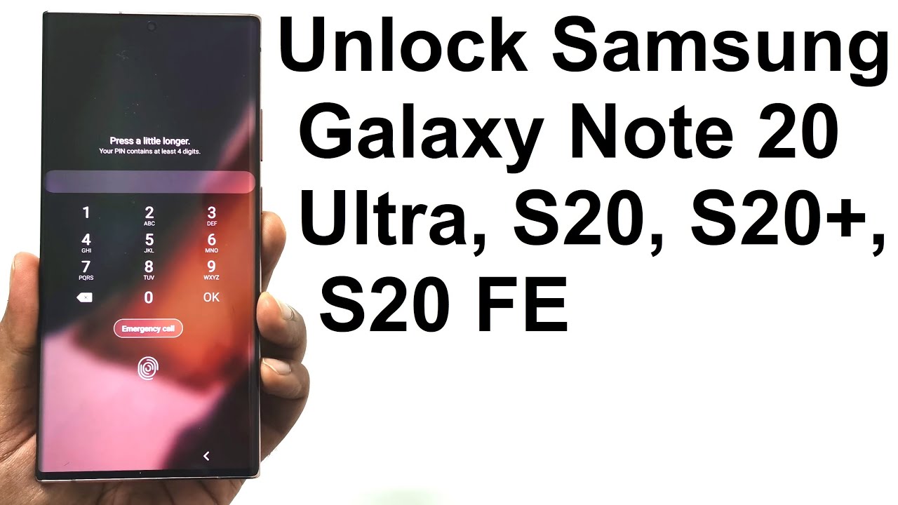Unlock Samsung Galaxy Note 20: ¡Descubre CÓMO! 2 unlock samsung galaxy note 20 descubre como