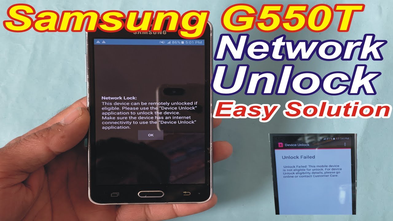 UNLOCK Samsung Galaxy On5 SM-G550T: ¡Descubre Cómo! 2 unlock samsung galaxy on5 sm g550t descubre como
