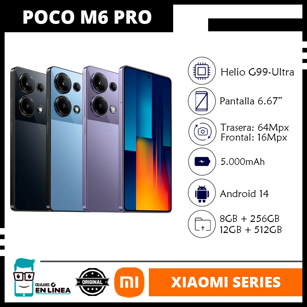xiaomi poco m6 pro descubre sus increibles caracteristicas